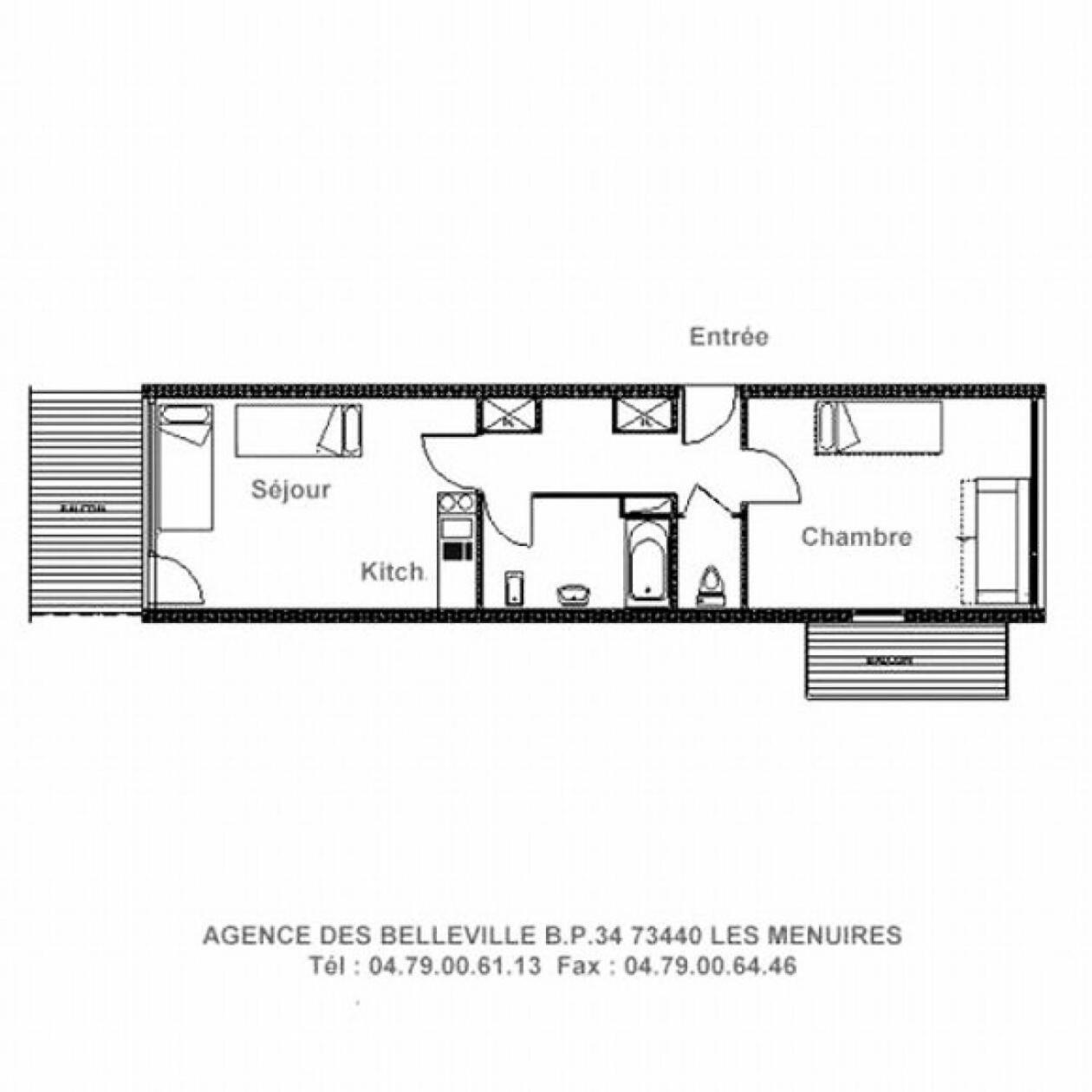 Residence Dorons - Appartement Agreable - Acces Direct Aux Pistes - Balcon Mae-2204 Saint-Martin-de-Belleville Ngoại thất bức ảnh